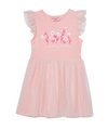 Vestido Cisne Rosado para bebe niña