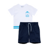 Conjunto Samuel blanco para bebe niño