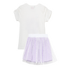 Conjunto iris marfil para bebe niña