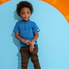Camiseta M/C Cuello Neru Azul Bebe Niño Ref.230755