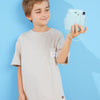 Camiseta Manga Corta Niño Caqui Ref.430945