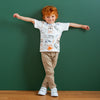Conjunto Camiseta M/C Y Jogger Cargo Marfil Bebe Niño Ref.250185