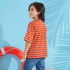 Camiseta M/C Silueta Oversize Rayas Niño Ref.430975