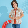 Camisa M/C Silueta Resort Estampado Niño Ref.440223