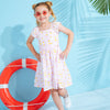 Vestido Manga Corta Blanco Niña Ref.390310