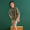 Camiseta M/C Estampado Verde NiñoRef.430983