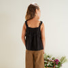 Blusa M/S Con Manualidad Negro Ref.340245A
