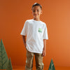 Camiseta M/C Con Bolsillo Marfil Ref.430972A