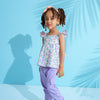 Blusa M/S Con Bolerito Flores Bebe Niña Ref.140162