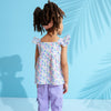 Blusa M/S Con Bolerito Flores Bebe Niña Ref.140162