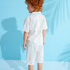 Conjunto Camisa M/C Y Bermuda Cargo Caqui Bebe Niño Ref.250186