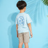 CamisetaM/C Estampado Verde Agua Bebe Niño Ref.230753