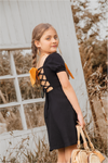 Vestido negro para niña