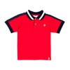 Camiseta Rafa roja polo para bebé niño