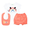 Set coral para recién nacida