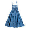 Vestido lavado medio para niña
