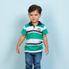 Camiseta Emiliano verde polo para bebé niño