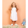 Vestido blanco para bebé niña