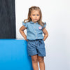 Short Sofia miniprint para bebé niña