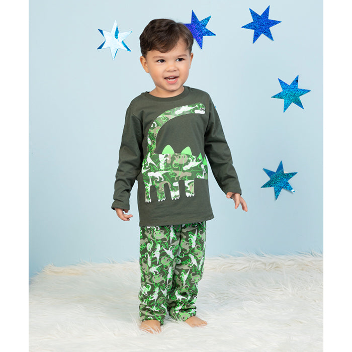 educar Barbero pueblo Pijama verde militar para bebé niño– Codelin