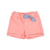 Short Sofia coral para bebé niña