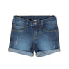 Short Mahia lavado oscuro para niña