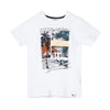 Camiseta manga corta Marcos marfil para niño