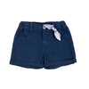 Short Sofia azul oscuro para bebé niña