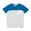 Camiseta manga corta Erick azul rey para niño