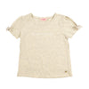 Camiseta manga corta arena para bebé niña