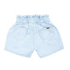 Short lavado claro para bebé niña