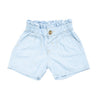 Short lavado claro para bebé niña