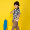 Camiseta Alan marfil polo para niño