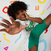 Bermuda Lucas verde para niño