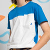 Camiseta manga corta Erick azul rey para niño