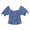 Blusa manga corta Lili Miniprint puntos para niña