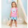 Pijama rosa para bebé niña