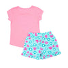 Pijama rosa para bebé niña