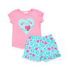 Pijama rosa para bebé niña