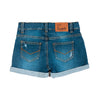 Short Mahia lavado oscuro para niña
