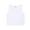 Camiseta manga sisa Nidi blanca para niña