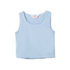 Camiseta manga sisa Nidi azul claro para niña