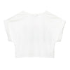 Camiseta manga corta Elena marfil para niña