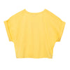 Camiseta manga corta Elena amarillo claro para niña