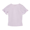 Camiseta manga corta Sami lila para niña