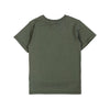 Camiseta Omar verde militar manga corta para bebé niño