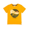 Camiseta Omar mostaza manga corta para bebé niño