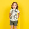 Camiseta Omar marfil manga corta para bebé niño