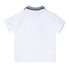 Camiseta polo Alan blanca para bebé niño