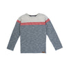 Camiseta gris manga larga para niño